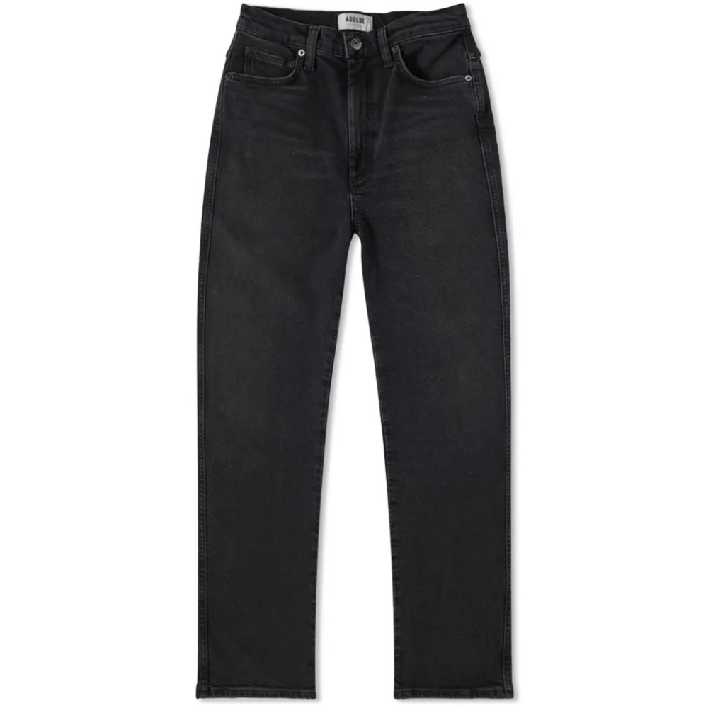 High Waist Black Jeans